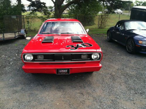 1970 plymouth duster 340 wedge custom leather interior