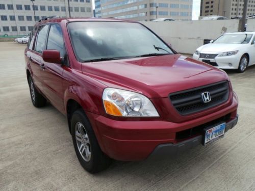 2004 suv used gas v6 3.5l/214 5-speed automatic w/od  awd leather red