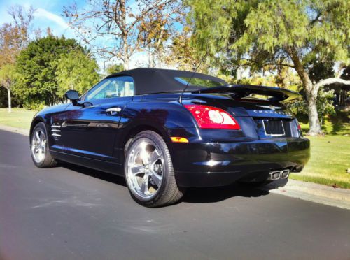2005 chrysler crossfire srt-6 roadster (convertible supercharged, 1 of 928 made)