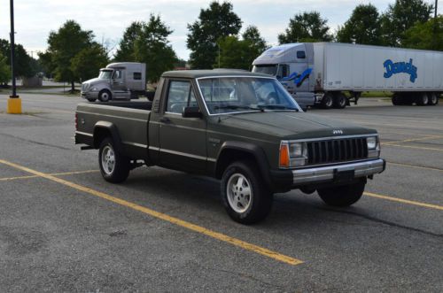 1986 jeep comanche mj pickup 4x4 v6 5 spd manual - great shape!