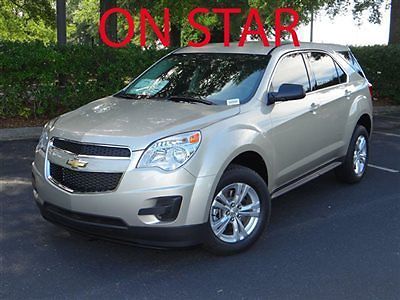 Chevrolet equinox fwd 4dr ls new suv automatic 2.4l 4 cyl champagne silver metal