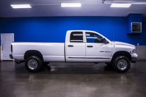 One 1 owner low miles 5.9l cummins diesel crew cab bed liner leather sunroof