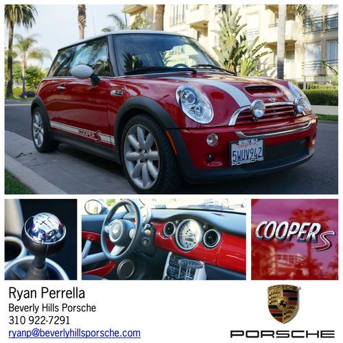 Make offer jcw red w black &amp; grey works 26k mi beverly hills porsche 06 07 08 09