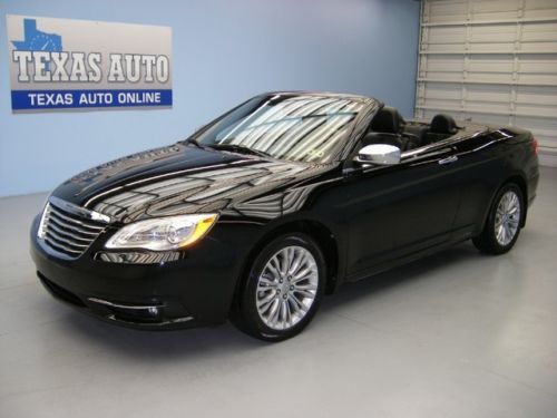 We finance!!!  2012 chrysler 200 limited convertible nav 33k mile texas auto