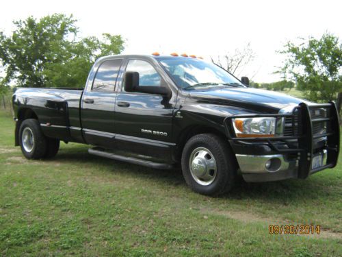 Dodge cummins 5.9 turbo diesel dually truck black