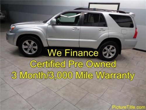 07 4runner limited leather sunroof gps navi back up cam warranty finance texas