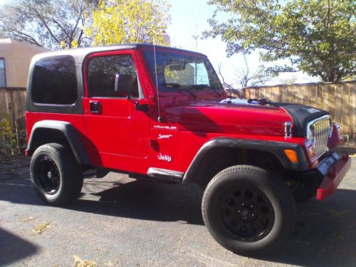 2002 jeep wrangler x sport utility 2-door 4.0l