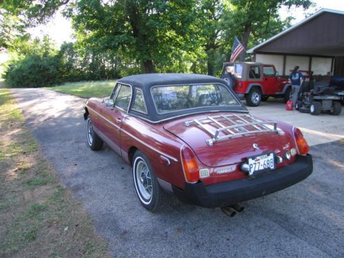 1979 mg mgb mk iv convertible 2-door 1.8l