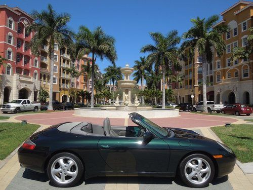 2001 porsche 911 carerra 2 cabriolet***rare color***fl