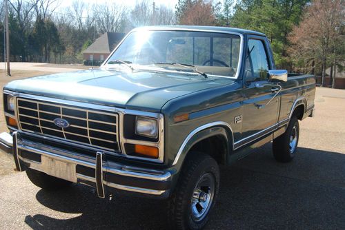 1986 ford f-150 xlt lariat standard cab pickup 2-door 5.8l