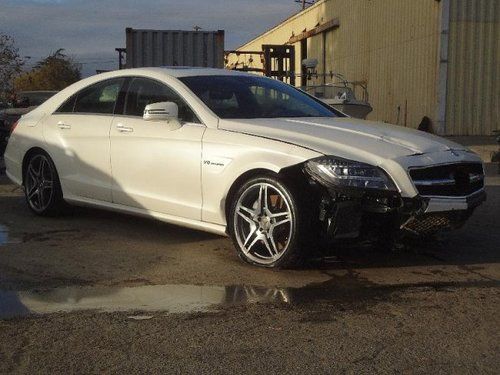 2012 mercedes-benz cls 6.3 amg damaged salvage runs! loaded only 9k miles l@@k!!