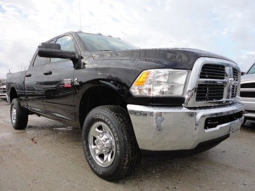 New 2012 ram 3500 st single rear wheel short bed black automatic free ship l@@k