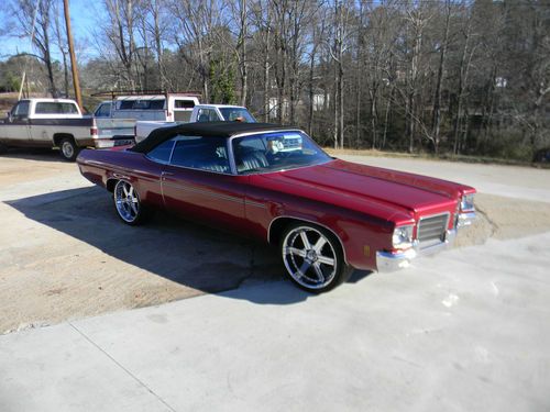 1971 oldsmobile delta 88 convertible--super fly--455 big block--factory a/c