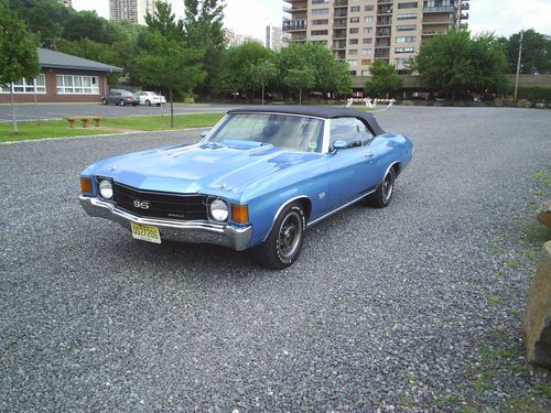 1972 ss 454 ls5 chevelle convertible