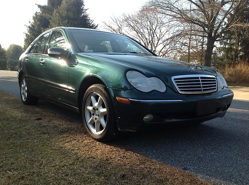 2001 mercedes-benz c240 base sedan 4-door 2.6l 6 speed manual rare