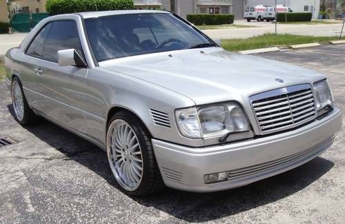 1989 mercedes benz  300ce  silver  122,000 miles  excellent condition