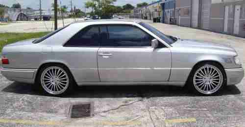 1989 MERCEDES BENZ 300CE SILVER 122,000 MILES EXCELLENT CONDITION, image 3