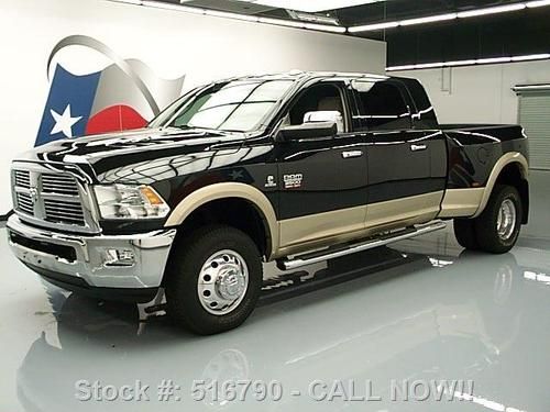 2011 ram 3500 4x4 laramie mega diesel drw sunroof nav!! texas direct auto