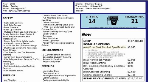 2023 Bentley Bentayga V8, US $195,999.00, image 36