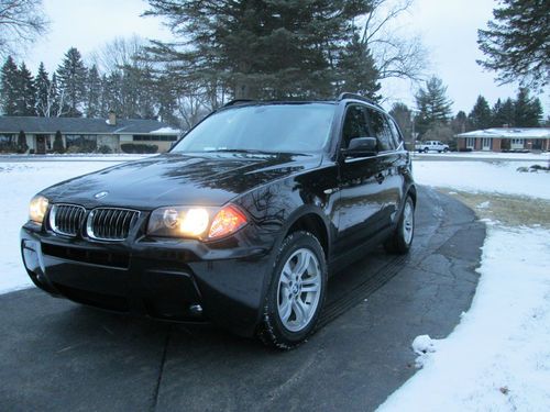 2006 bmw x3 3.0i sport utility 4-door 3.0l, mint