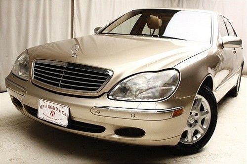 2001 mercedes-benz s500 rwd moonroof bosesound navready we finance!!