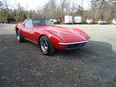 1972 corvette convertible 2 tops great driver