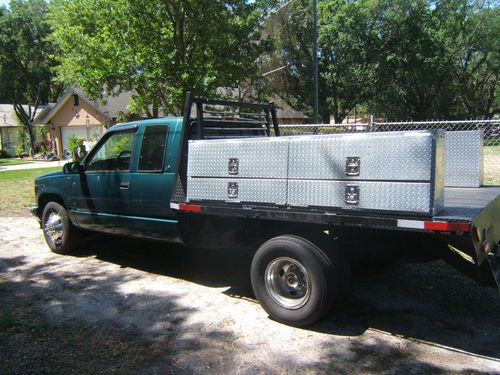 1996 gmc sl 3500 dually flatbed