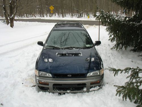 1997 subaru impreza outback wagon 2.2l -- a well running parts car