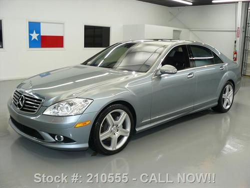 2008 mercedes-benz s550 amg sport p3 sunroof nav 24k mi texas direct auto