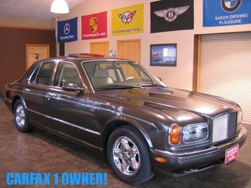 1999 bentley arnage label navigation chrome heated leather back up camera roof