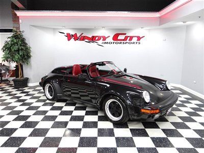 1989 porsche 911 speedster-5k miles-1 owner-rare color combo-1 of 800-stunning!