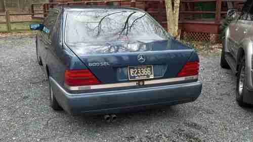 Very rare 600 SEL euro model sedan, image 2