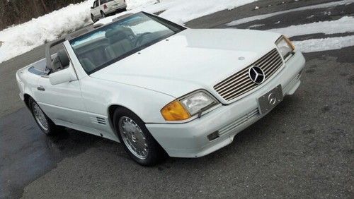 1990 mercedes sl 300 sl300 sl500 hard and soft top convertible service records