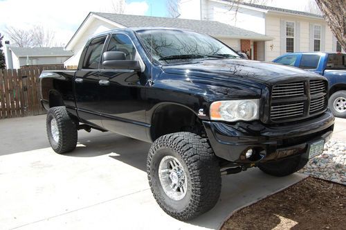 Dodge ram 2500 ho, diesel, 4dr, short bed, lifted w/37" tires, super nice