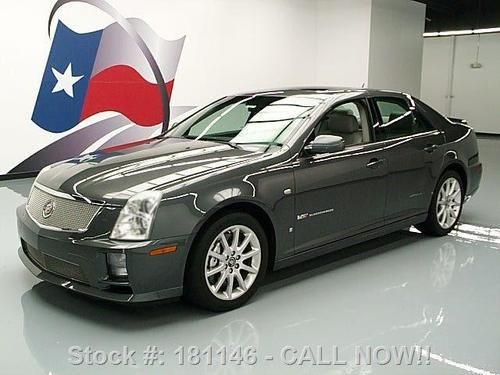 2007 cadillac sts v supercharged sunroof navigation 69k texas direct auto