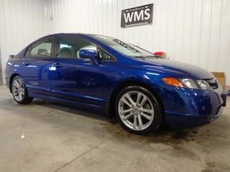 07 blue used car si manual auto power clean local 4 cyl black electric cloth air