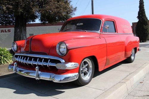 1954 chevy sedan delivery 350/350 holley ps pdb tilt power windows 10 bolt