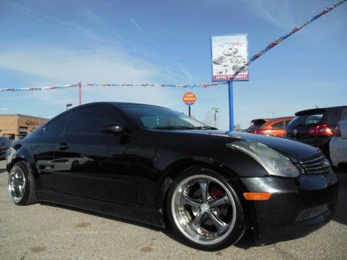 2004 infiniti g35 coupe 2dr cpe auto custom work wheels