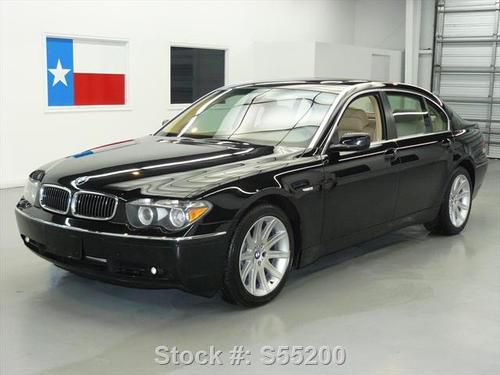 2004 bmw 745li lux seat climate seats sunroof nav 69k texas direct auto
