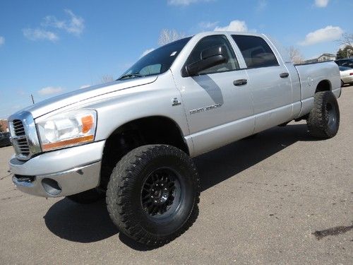 2006 dodge ram 2500 mega cab diesel slt 4x4 5.9 lifted 2 owner auto 6ft cummins