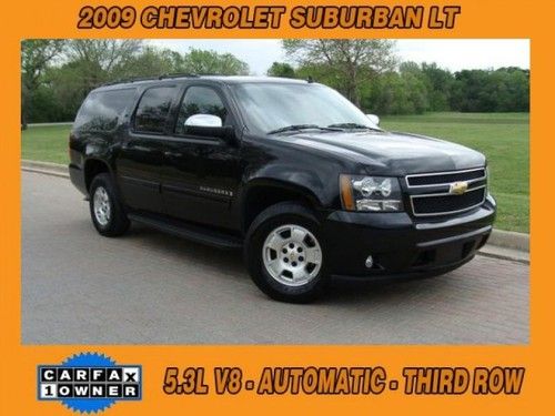 2009 chevrolet suburban lt fully loaded power leathet seats clean carfax