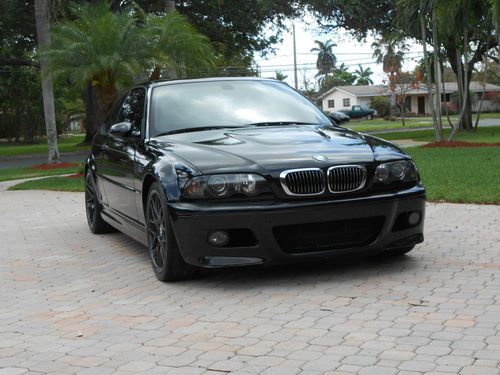 Bmw m3 e46 70k miles low reserve best color combo 6 speed black over cinnamon