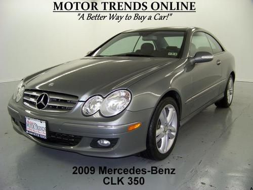 Clk350 clk 350 navigation leather htd seats park assist 2009 mercedes-benz 36k