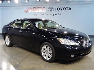 2007 lexus es 350 black tan leather sunroof wood grain 100k warranty