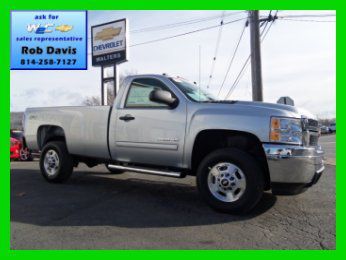 3/4 ton*reg cab*snow plow prep*remote start*6.0 v8*4x4*pwr seat*6" oval steps