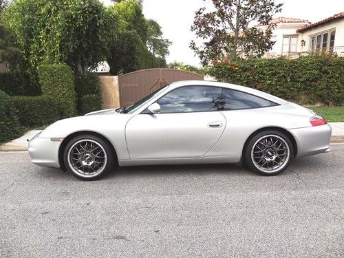 2004 911 targa artic silver metallic/black leather no reserve