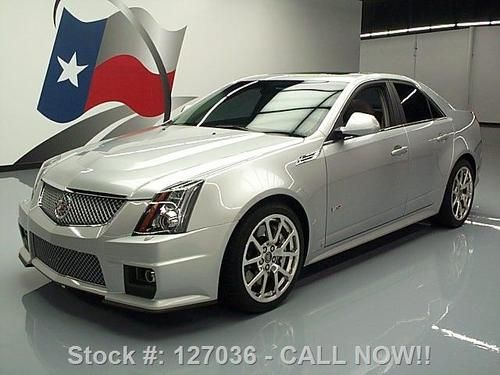 2009 cadillac cts-v supercharged pano sunroof 19's 23k texas direct auto