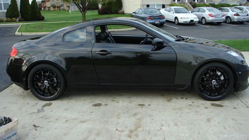 2004 infiniti g35 coupe rebuilt title low 46,630 miles navigation blk on blk!!!!