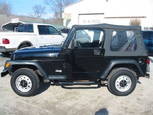 1999 jeep wrangler se sport utility 2-door 2.5l