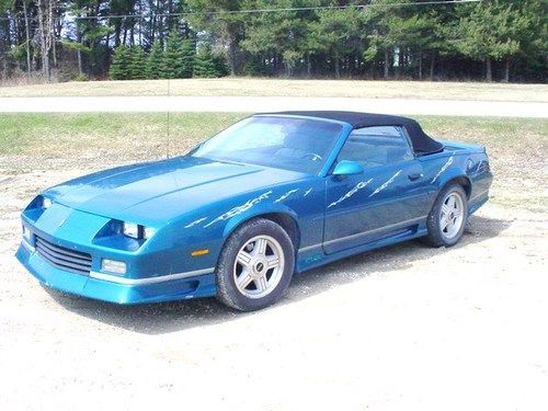 1991 chevrolet camaro rally sport 25th anniversary  convertible 2-door 5.0l